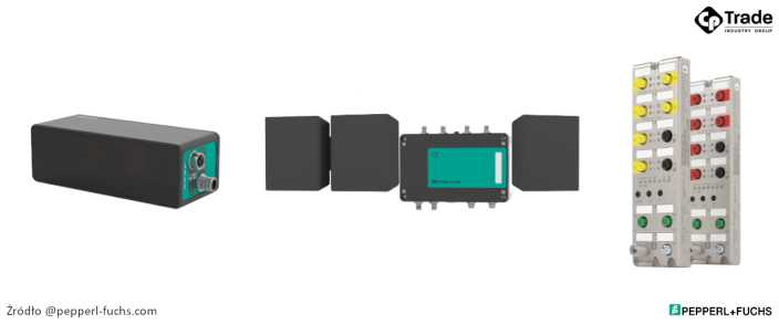 Miernik Pepperl+Fuchs SmartRunner Measurer 3-D, system RFID UHF F810, moduły bezpieczeństwa PROFIsafe i CIP Safety z IO-Link.